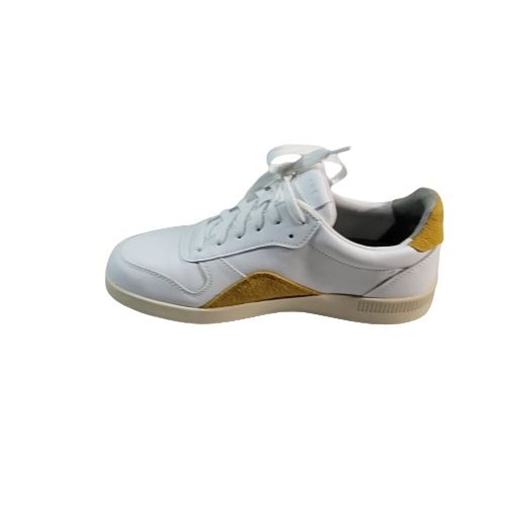 Everlane Womens White / Mustard The Court Sneaker Size F8HM6H